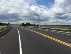 Reconstructed roadway on Sea Isle Boulevard