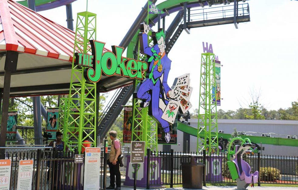 New roller coaster brings Joker's mayhem to Six Flags Great