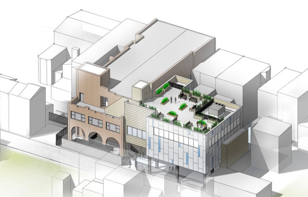 LaSalle Academy Building Addition rendering