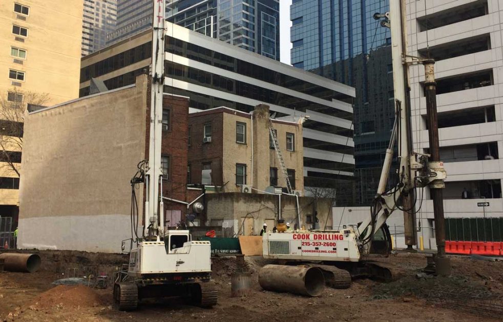 Philadelphia POD Hotel construction site