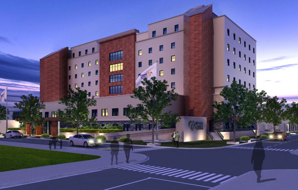 Center Health Facility rendering