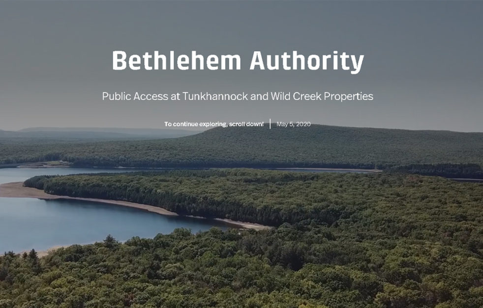 Screenshot of the Bethlehem Authority