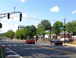 Intersection near Princeton University