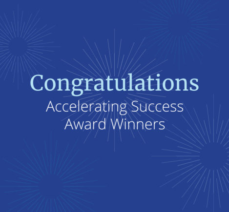 Congrats Accelerating Success Award Winners