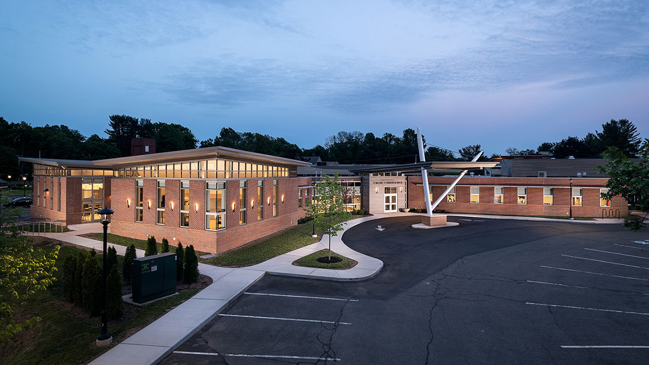 Exterior of Rocky Hill Community Center