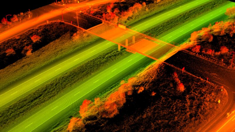 3D Laser Scanning of 12 miles of Highway 101 in California.