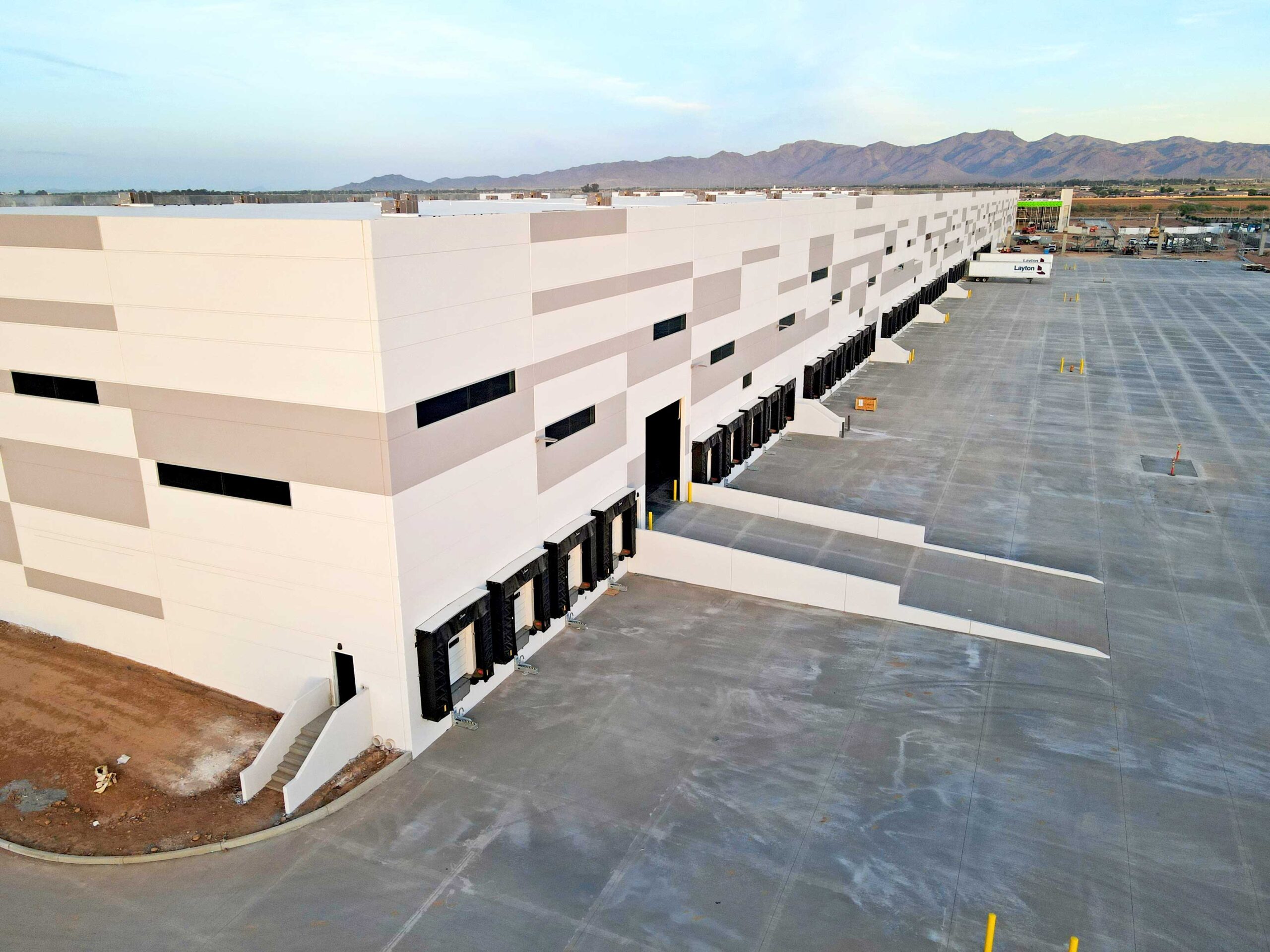 Image of Woolf Logistics Center spanning 1,900 acres of land.