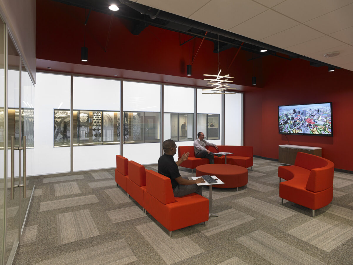 Offices of the Engineering and Architecture Firm, Bergmann Associates at Midtown Tower, Rochester, NY