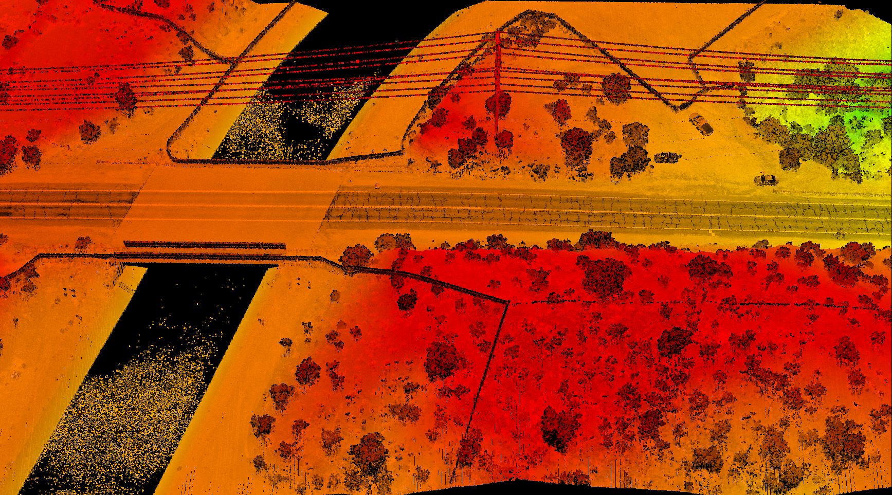 UAS LiDAR for Bush Highway