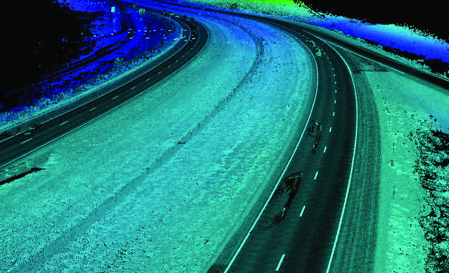 NMDOT I-25 Mobile LiDAR Scanning & Location Survey