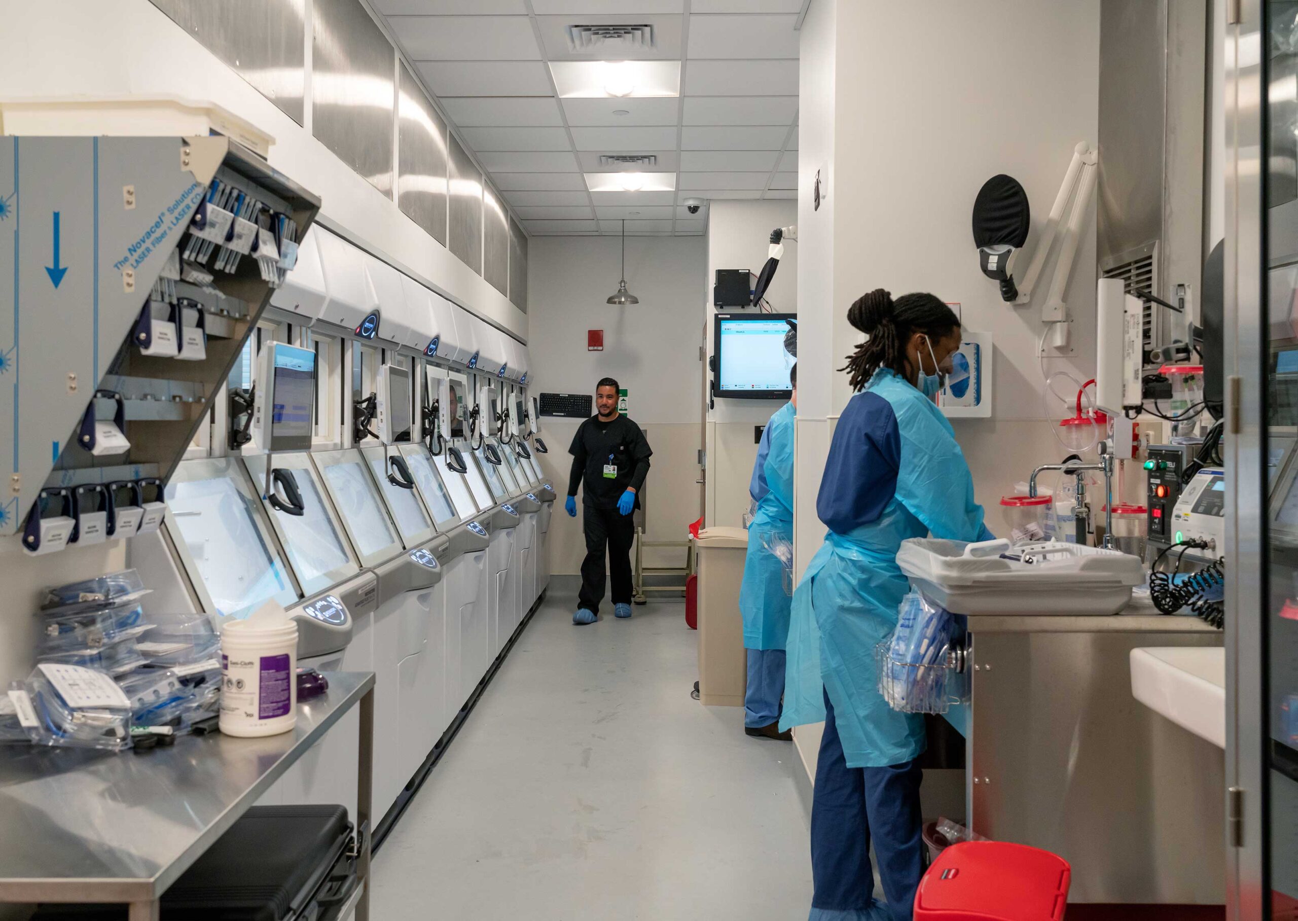 Wash room at Lacey Hospital and Medical Center Endoscopy Suite