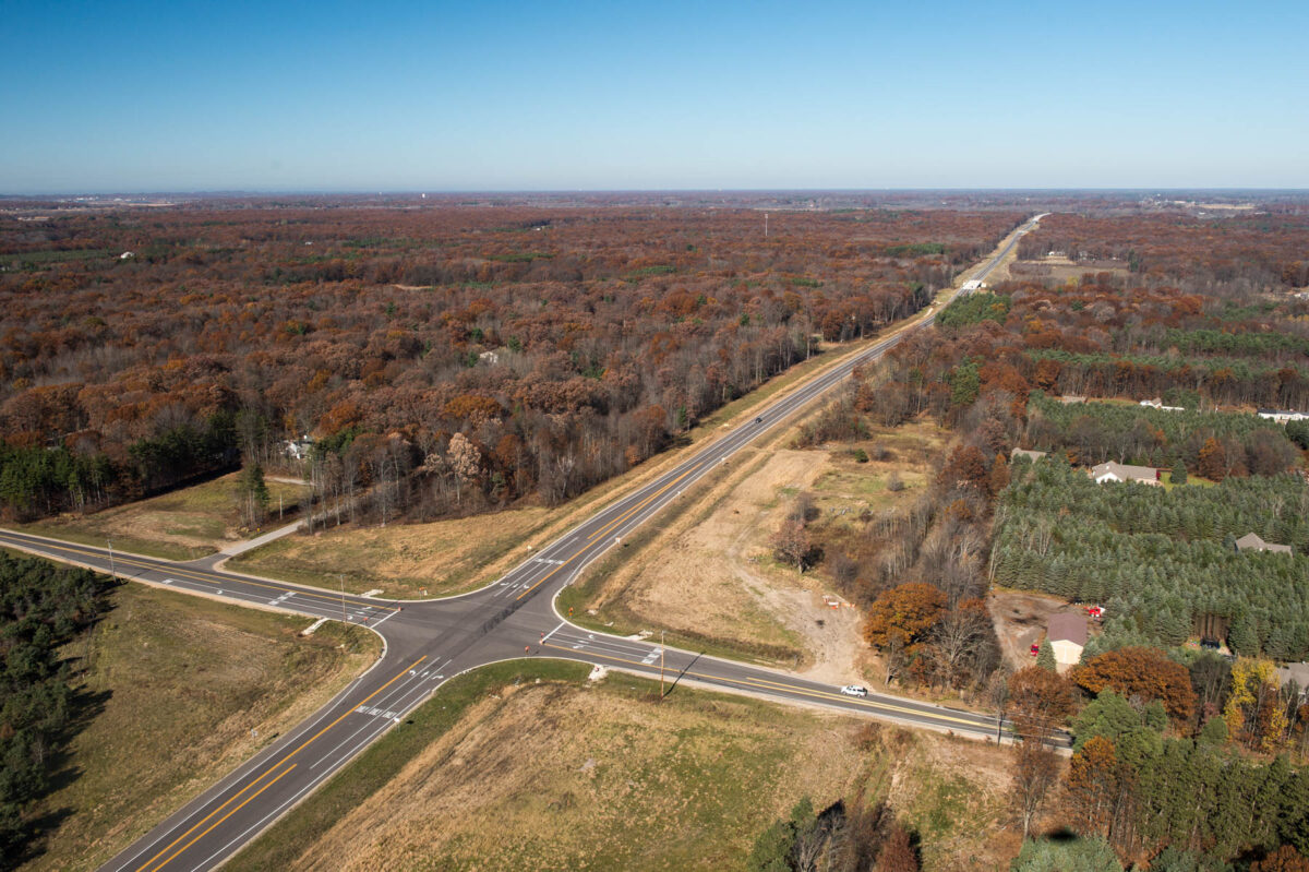 M-231 in Ottawa County.  Opened to traffic.
