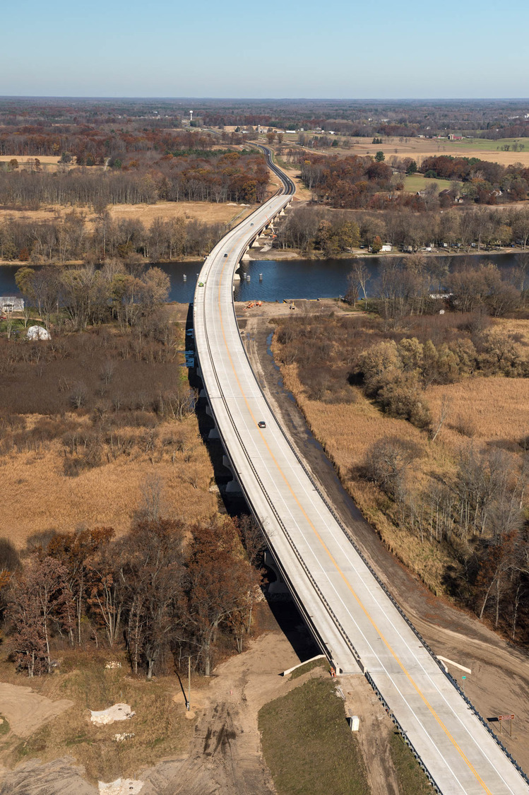 Aerial of new bypass M-231