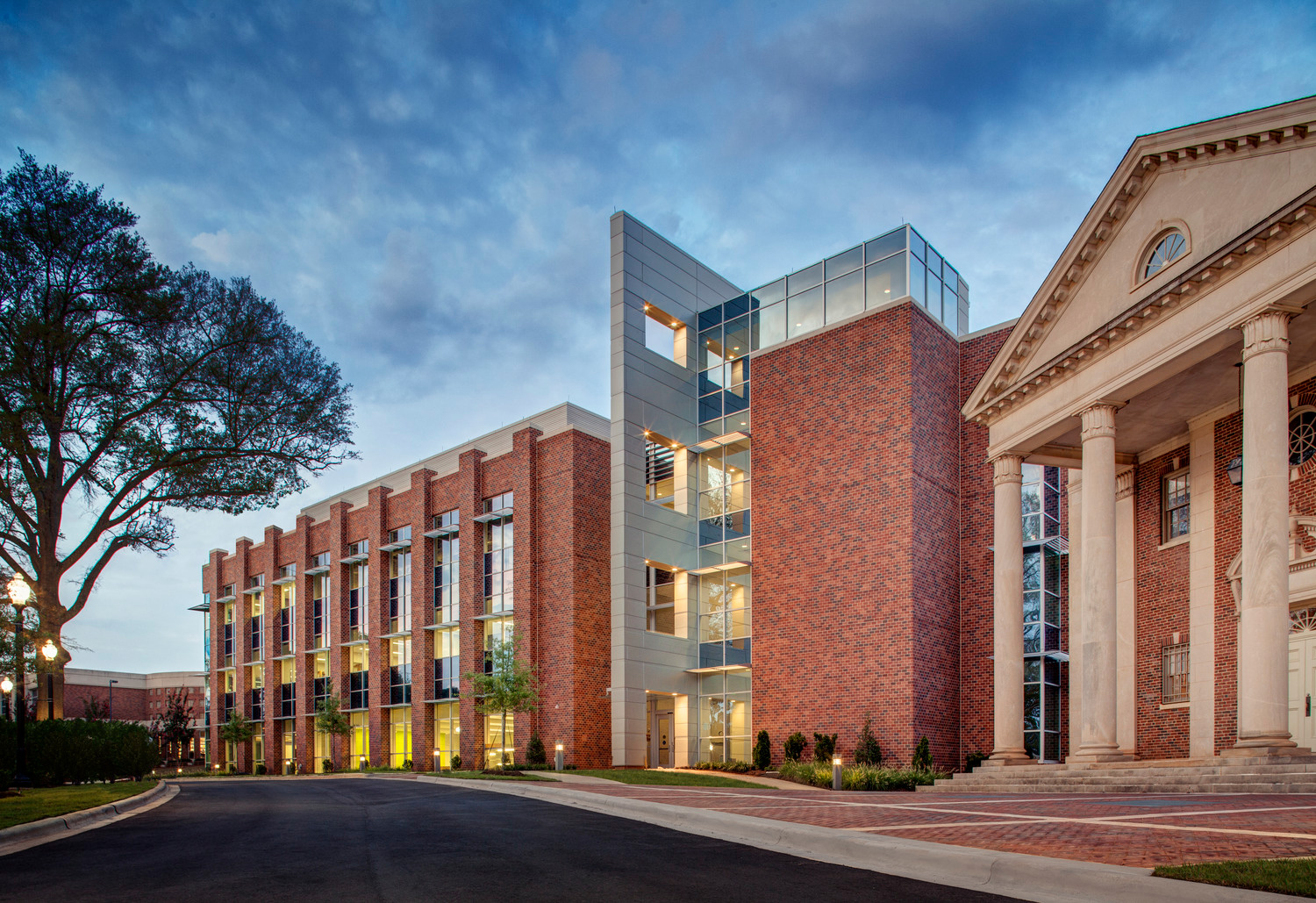 Exterior facade of the Johnson C. Smith University Science Center.