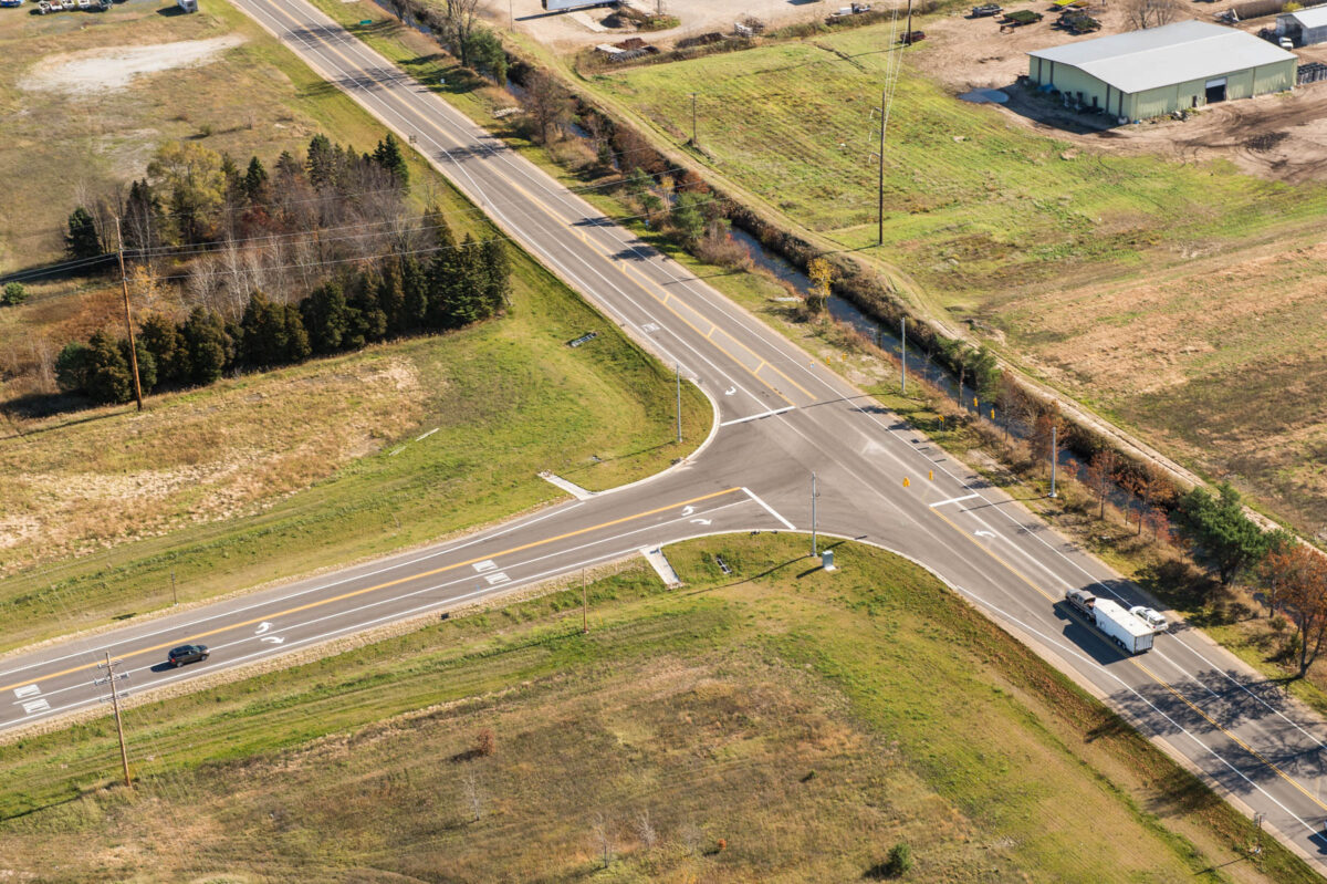 M-231 in Ottawa County.  Opened to traffic.