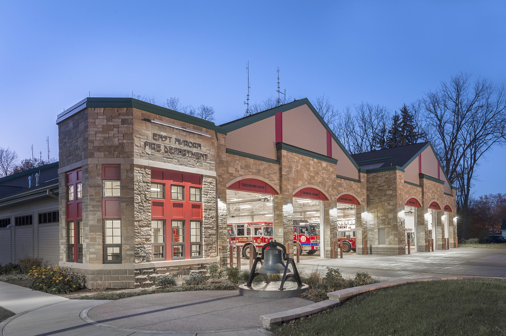 East Aurora Fire Hall for Bergmann Associates