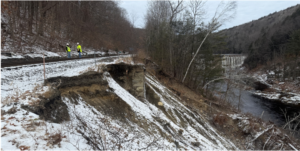 Repairing Railroad Embankment with Adaptability
